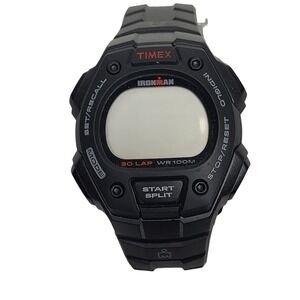 Timex T5K822 Men's Ironman Classic 30-Lap Black Resin Watch